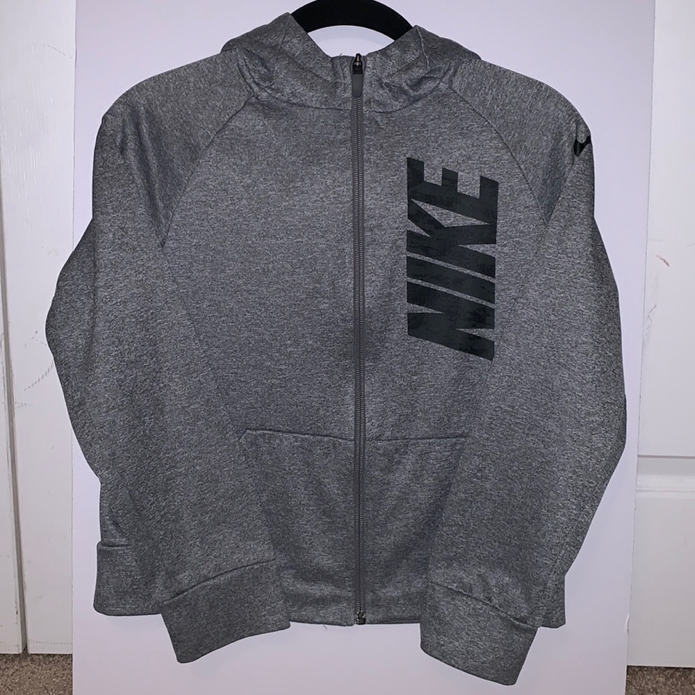 Nike Boys Zip Up Sweatshirt Size M GUC